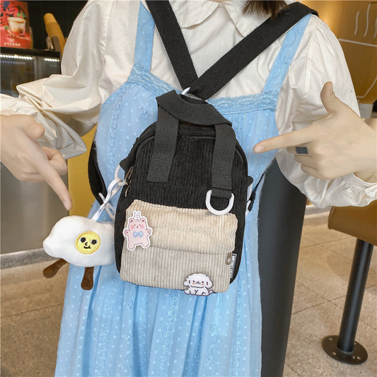 Mochila Tote de Terciopelo para Mujer - Bolso de Hombro Versátil