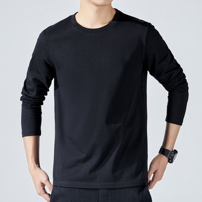 Camiseta Manga Larga Básica de Algodón para Hombre - Image 5