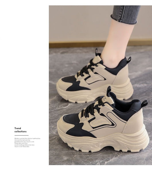 Zapatillas Dad Shoes con Plantilla Elevadora para Mujer - Suela Gruesa Otoño Primavera - Image 15