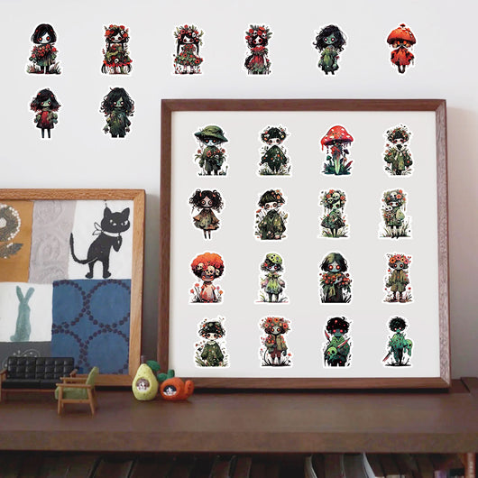 Funda para Celular Zombie Horror con Stickers Impermeables Diseño Thriller - Image 6