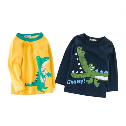 Camiseta Térmica Infantil de Manga Larga Estilo Coreano para Niños - Image 5