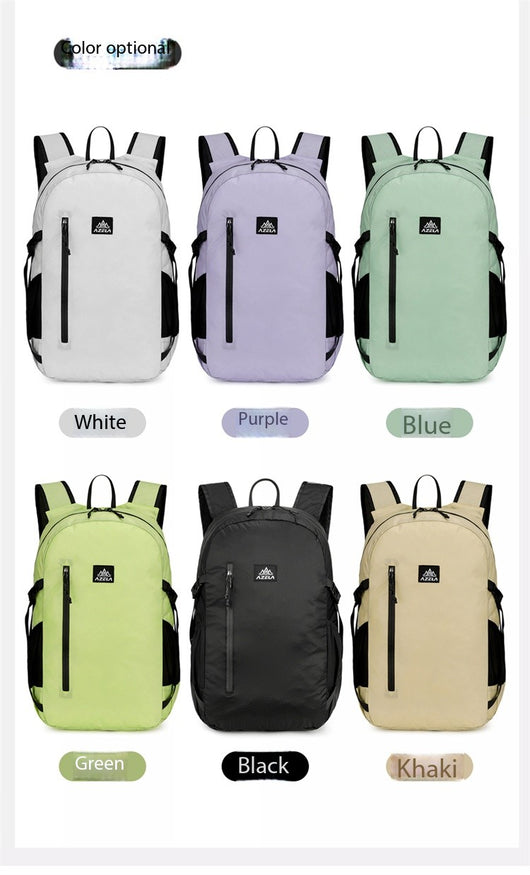 Mochila Ligera AZELA Verde Menta, Casual con Múltiples Bolsillos para Uso Diario y Senderismo - Image 23