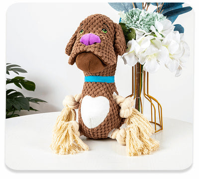 Juguete de Peluche para Perro con Sonido y Cuerda Resistente - Image 12