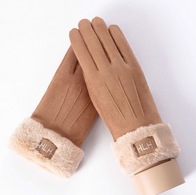 Guantes Térmicos de Cachemira para Mujer con Oso Adorable y Pantalla Táctil - Image 7