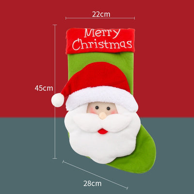 Medias Navideñas Decorativas - Juego de Tamaños Grande, Mediano y Pequeño - Image 17