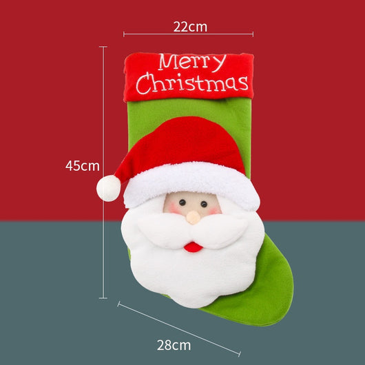 Medias Navideñas Decorativas - Juego de Tamaños Grande, Mediano y Pequeño - Image 17