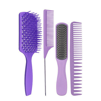Peine de Masaje con Cojín de Aire para Cabello Liso y Sedoso