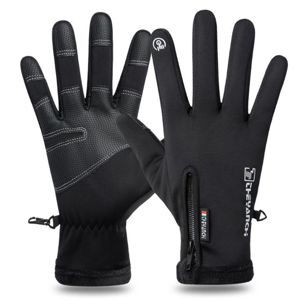 Guantes de Invierno Táctiles Antideslizantes Unisex Impermeables y Cortavientos para Ciclismo y Deportes - Image 8