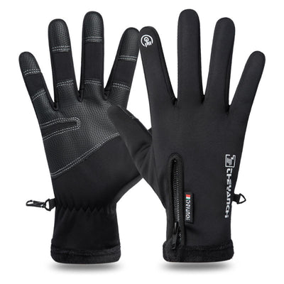 Guantes de Invierno Táctiles Antideslizantes Unisex Impermeables y Cortavientos para Ciclismo y Deportes - Image 8