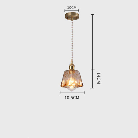 Lámpara Colgante Industrial de Vidrio - Diseño Artístico Moderno - Image 11