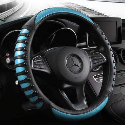 Funda de Volante de Cuero y Silicona para Todas las Estaciones - Image 3