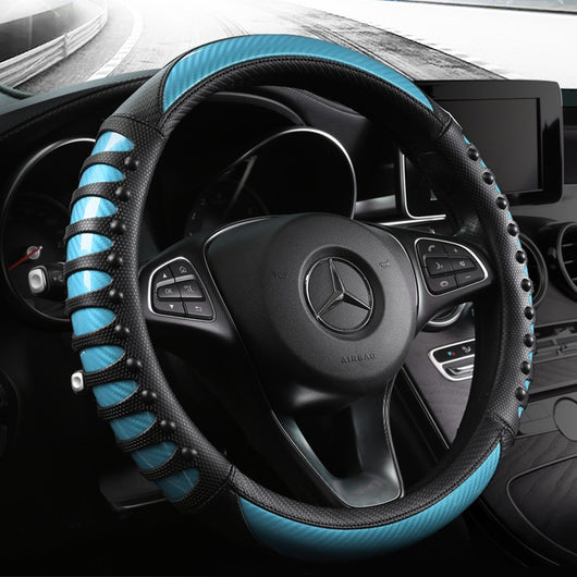 Funda de Volante de Cuero y Silicona para Todas las Estaciones - Image 3