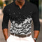 Polo Casual 3D Estampado para Hombre - Estilo Europeo y Americano