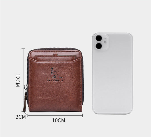 Billetera Compacta Antirrobo para Hombre con Múltiples Funciones - Image 11