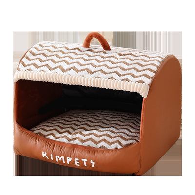 Caseta Semiencerrada Cuadros para Perros - Image 4