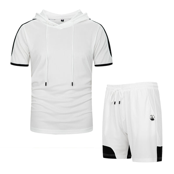 Conjunto Deportivo Casual con Capucha y Combinación de Colores para Hombre - Image 2