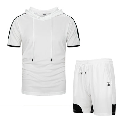 Conjunto Deportivo Casual con Capucha y Combinación de Colores para Hombre - Image 2