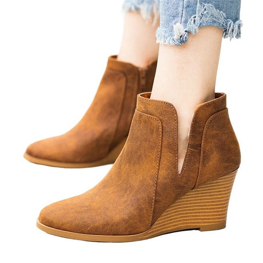 Zapato Vintage Estilo Romano con Cierre Lateral para Mujer - Image 13
