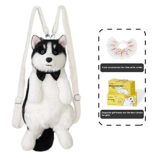Peluche Simulado de Husky - Juguete de Bolsa Interactivo - Image 7