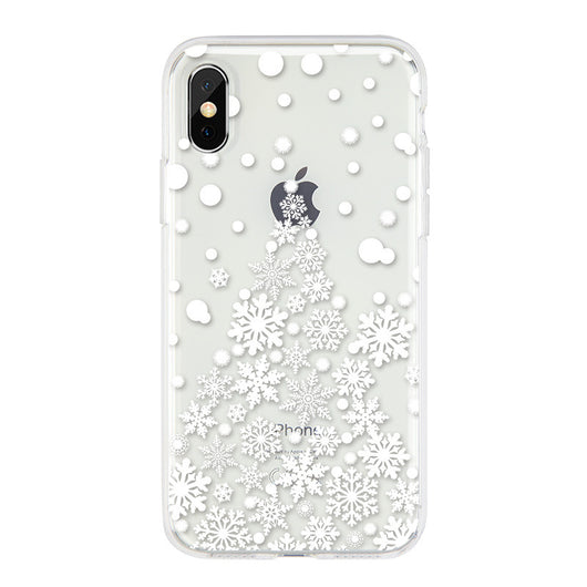 Funda para teléfono con diseño navideño de reno y copo de nieve - Image 6