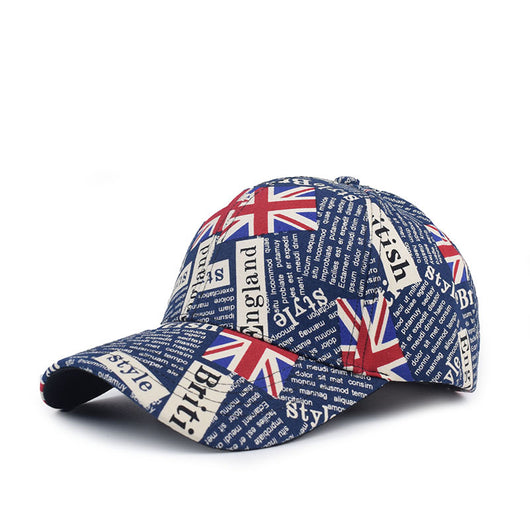 Gorra de Béisbol Estilo Británico con Letras del Alfabeto - Image 8