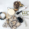 Set de Pulsera Llavero con Bolsa de Cosmético - Diseño Moderno