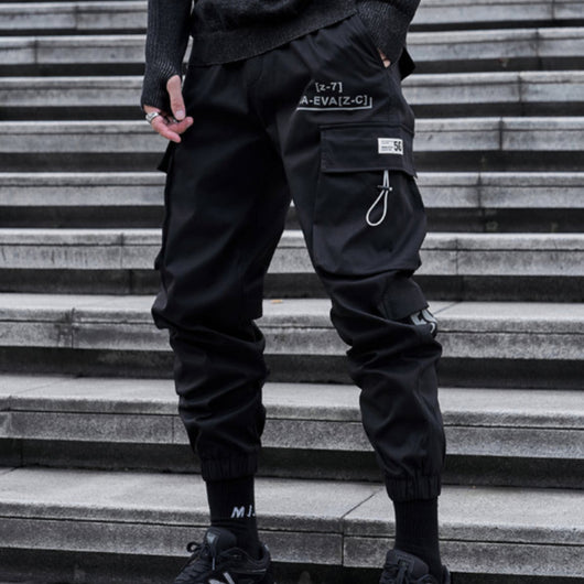 Pantalones Casuales de Moda Japonesa para Hombre - Estilo Street Wear