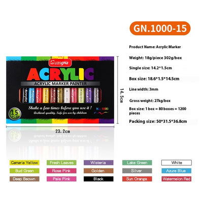 Set de 48 Marcadores Acuarela para Cerámica y Graffiti DIY - Image 9