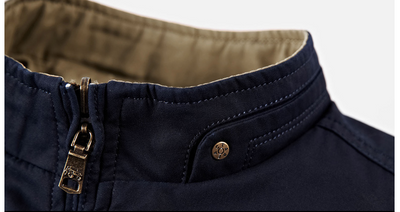 Chaqueta de Cuello Mao para Hombre sin Capucha - Image 12