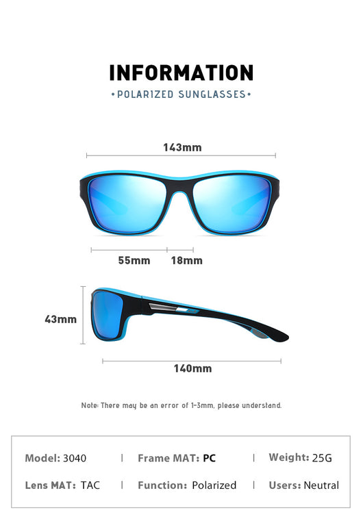 Gafas de Ciclismo Polarizadas para Hombre - Protección UV y Estilo Deportivo - Image 13