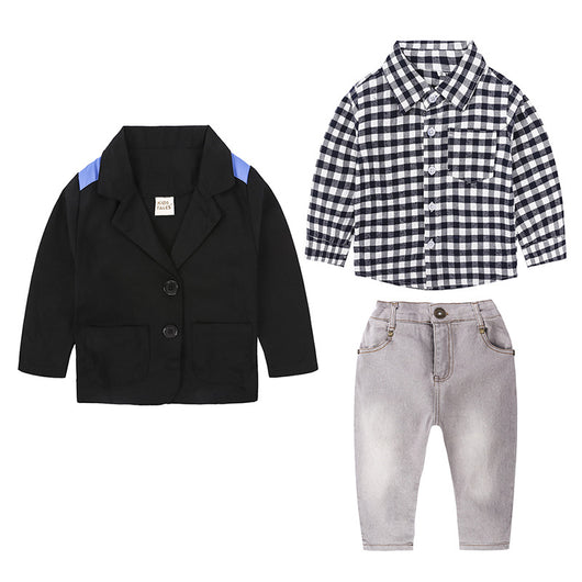 Traje de 3 Piezas para Niño con Cinturón Incluido - Image 12