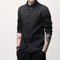 Men's Casual Retro Stand-Up Collar Shirt Jacket