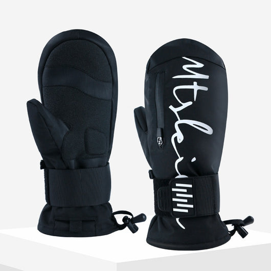 Guantes de Esquí con Banda Muñeca, Absorción de Impactos y Aislamiento Térmico Impermeable - Image 6