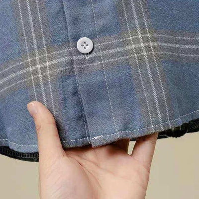 Camisa de Cuadros Manga Larga para Niño en Algodón Premium - Image 4