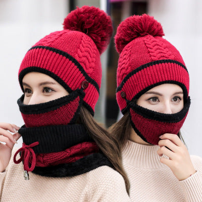 Gorro de Lana Térmico para Ciclismo con Protección de Oídos