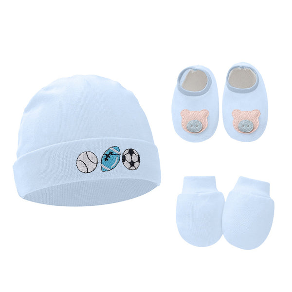 Guantes y Calcetines de Algodón para Bebé - Protección Suave