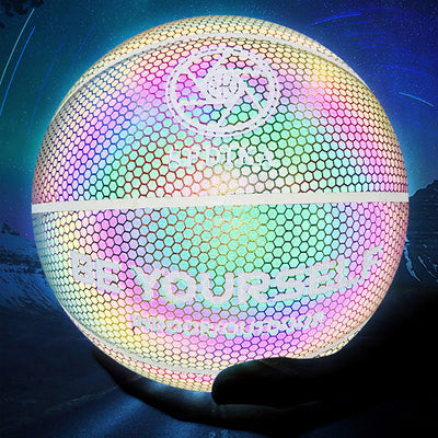 Balón de Baloncesto Profesional con Líneas Reflectantes y Tecnología Higroscópica - Image 3