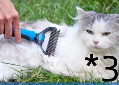 Peine Desenredante de Bordes Redondeados para Perros y Gatos - Image 10
