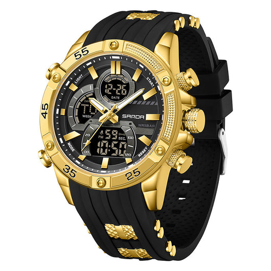 Reloj Electrónico Multifuncional para Hombre Resistente al Agua con Luz Nocturna y Alarma - Image 12