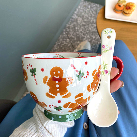 Taza Cerámica Grande Muñeco de Jengibre con Asa - Image 10
