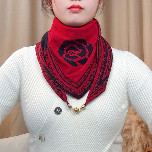 Bufanda de Lana Tejida Estilo Coreano Versátil - Image 4