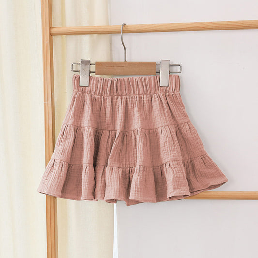 Falda Corta para Niña 100% Algodón Puro - Cómoda y Adorable