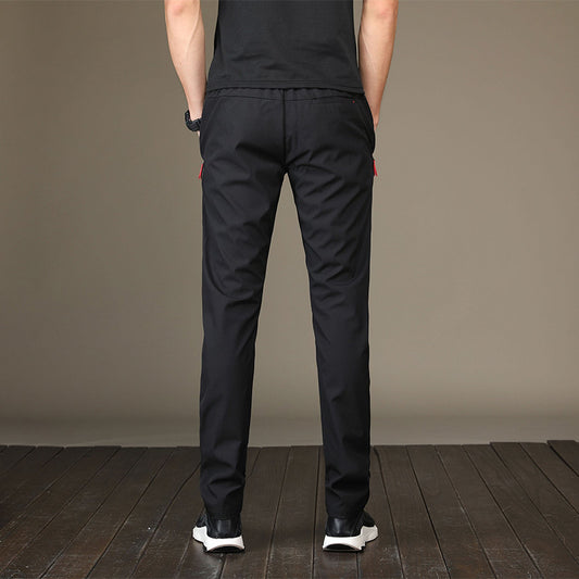Pantalones Casuales Otoño-Invierno Estilo Coreano Ajustados para Hombre - Image 2