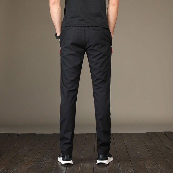 Calças Masculinas Casuais Outono-Inverno Estilo Coreano Slim Fit