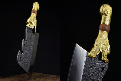 Cuchillo de Corte Dragon Bone - Equipamiento Dorado Premium - Image 5