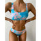 Bikini Tie-dye Push Up Brasileño Estampado - Traje de Baño Sexy