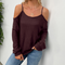 Blusa Larga Texturizada con Tirantes de Hombro