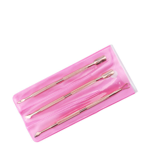 Set de Herramientas para Uñas en Acero Inoxidable Oro Rosado - Image 13