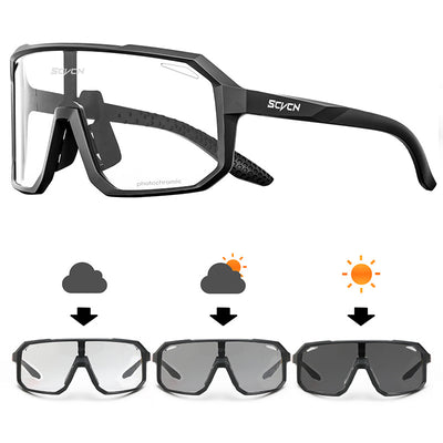 Gafas Fotocromáticas para Andar en Bicicleta - Uso Día y Noche - Image 2