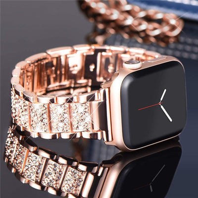 Correa de Cadena de Diamantes para Apple Watch - Compatible con Todos los Modelos - Image 16